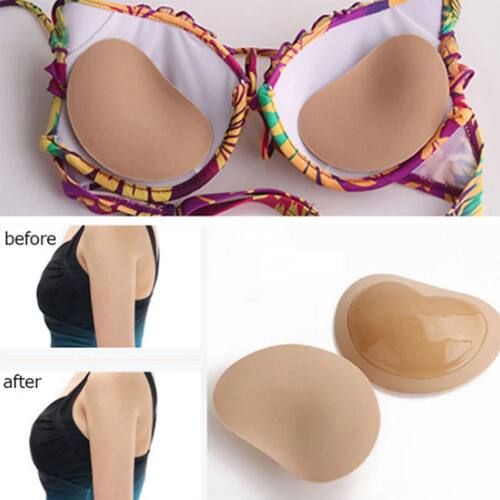 1Pair Chest Push Up Sticky Bra Thicker Sponge Bra Pad Breast