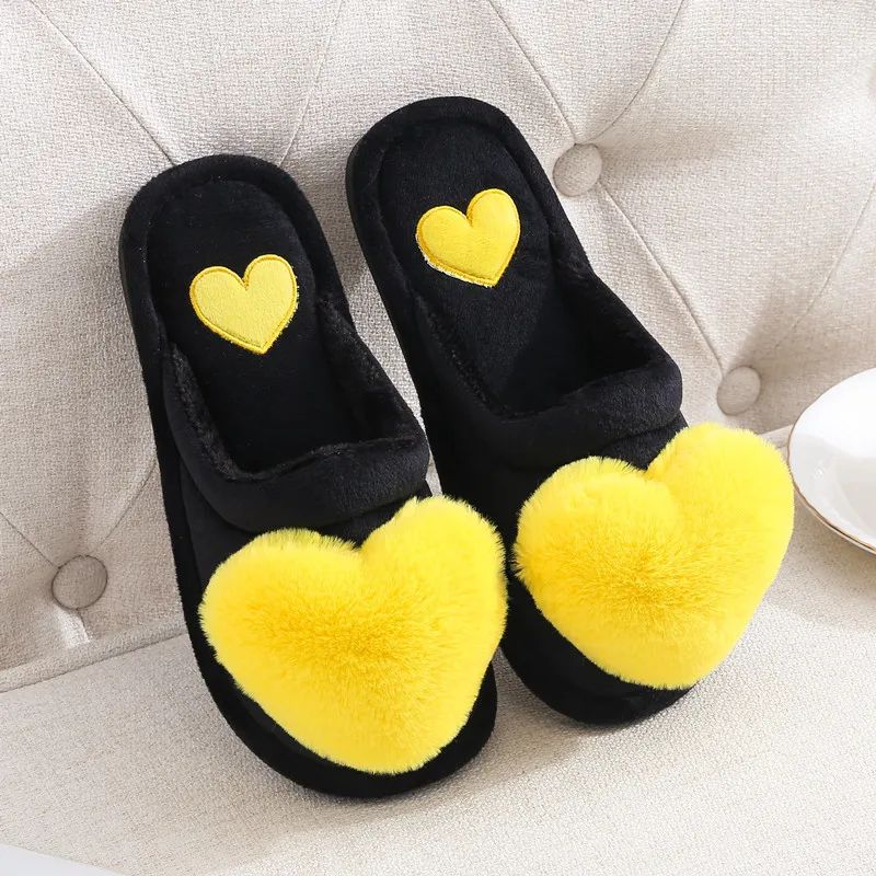Winter Cute Cotton Slippers for Women Winter Warm Shoes Soft