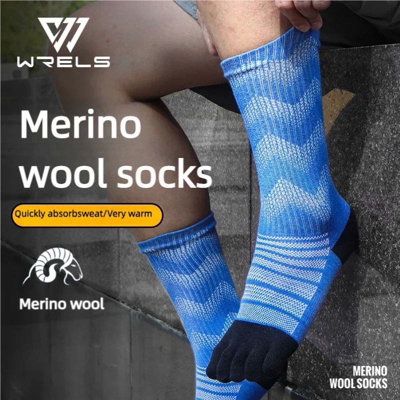 Merino Wool Thermal Socks for Men Moisture Wicking Thicken W
