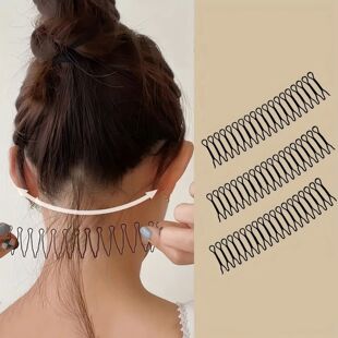 1/3/4Pcs U Shape Hair Styling Accessories Wavy Combs Invisib