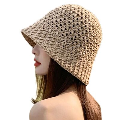 Summer Wide Brim Floppy Hats Folding Women Beach Straw Beach
