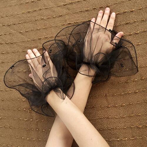 1 Pair Spring Summer Sexy Party Lace Gloves Women Sunscreen