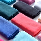 纯色天丝竹节棉麻布料小清新民族风汉服连衣裙亚麻服装 布手工面料