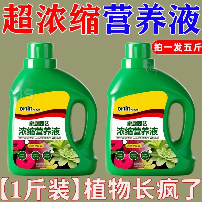 植物营养液通用型花肥盆栽发财树绿萝富贵竹水培花卉绿植肥料室内