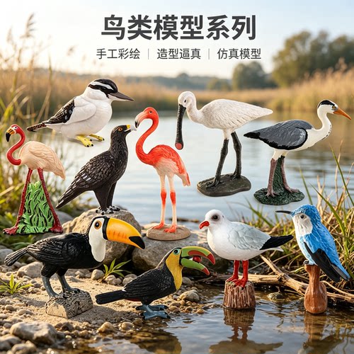 儿童仿真野生飞禽动物模型