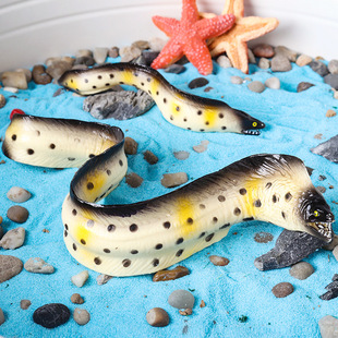 仿真海洋生物动物模型海鳗玩具电鳗动物实心儿童摆件科教认知礼物