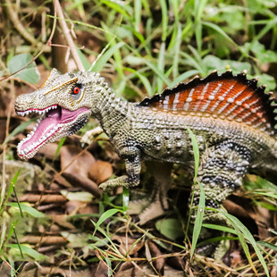 侏罗纪仿真大号实心棘龙模型高棘龙摩洛哥棘背龙玩具恐龙野生动物