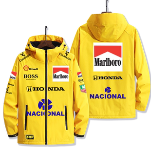 F1赛车迈凯伦队服应援服赛车服夹克外套男车迷防风秋冬冲锋衣衣服