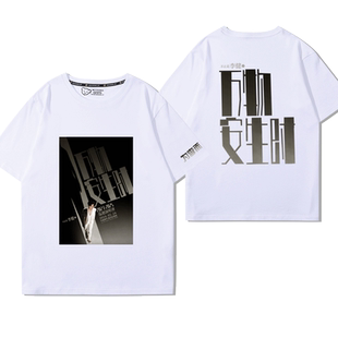 李健2024年演唱会万物安生时短袖T恤男女夏季纯棉百搭休闲衣服潮