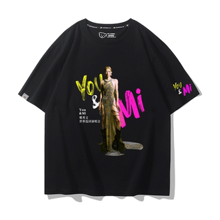 2024 sammi 郑秀文演唱会周边短袖男女粉丝夏季应援纯棉百搭T恤衫