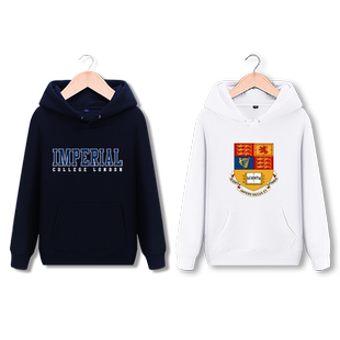 英国Imperial College London帝国理工大学校服连帽卫衣班服外套