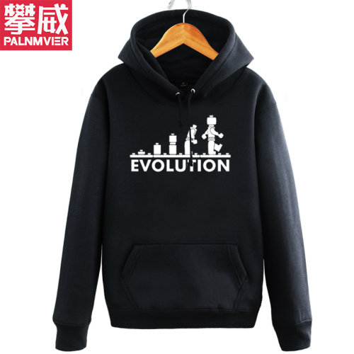 攀威LEGO EVOLUTION 搞笑 Sheldon Cooper机器人秋冬连帽卫衣外套 - 封面