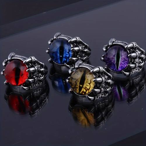 Retro Personality Evil Eye Dragon Claw Wolf Claw Opening Rin