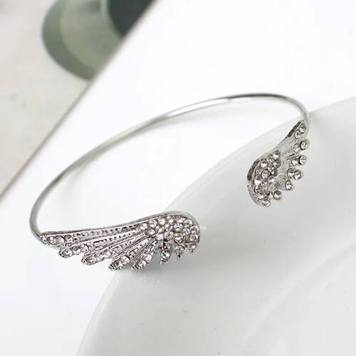 Angel Wings Silver Color Open Bracelet for Women Trendy Acce