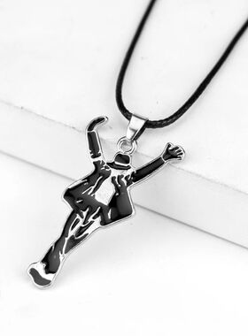 Artist Singer Michael Jackson BAD Necklace Rock Roll Everlas