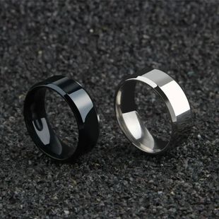 for Men Black Jewelry Rings Steel Ring Stainless Charm Women