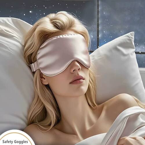 Double-Sided Silk Sleeping Eyeshade Light Blocking Breathabl