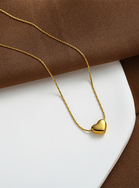 Love Necklace Female Versatile Sense Clavicle ChainHeart Pen