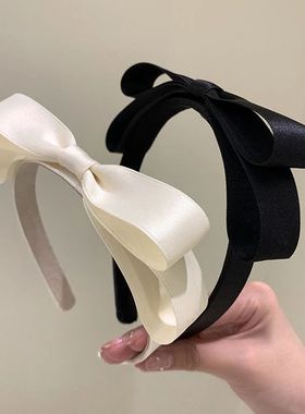 Lystrfac Fabric Double Bow Headband for Women NewSimple Hair