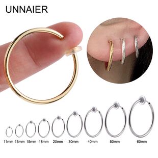 Hoop Without Drilling Fake Man Cuff Ear Pair Earrings