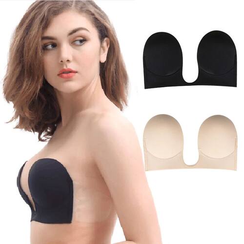Invisible Push Up Bra Strapless Bras Dress Wedding Party Sti