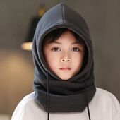 Hat child Parent Fleece Balaclava Warm Ski Winter Cycling