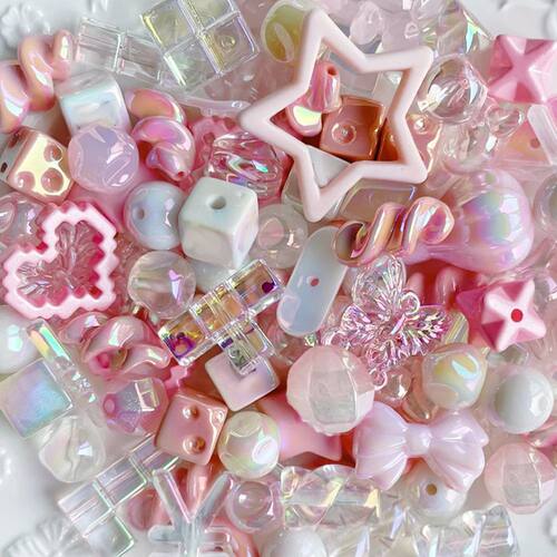 20/50g Acrylic Cute Random Style Beaded For DIY Mobile Phone