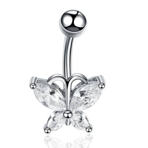 1PC Stainless Steel Belly Button Piercing Body Jewelry Women