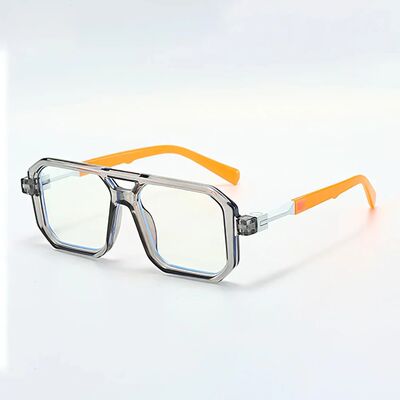 Light Frame Anti Blue Glasses Transparent Black Optical Glas