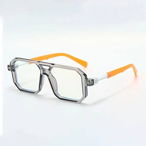 Light Frame Anti Blue Glasses Transparent Black Optical Glas