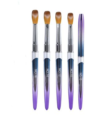 4Pcs Acrylic Nail Brush Set Acrylic Powder Brush Poly Extens
