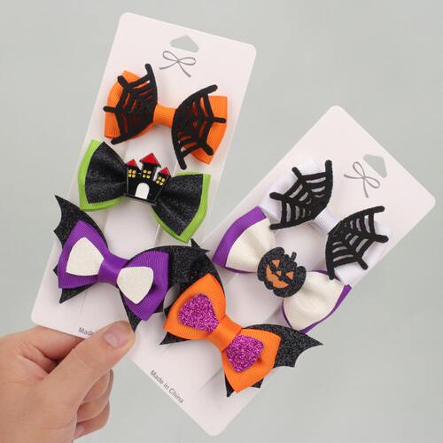 Oaoleer 2/3PCS/Set Halloween Girl Hair Clips Ghost Witch Hat