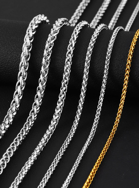 Stainless Steel Necklace Keel Chain Necklace Men's Sweater C