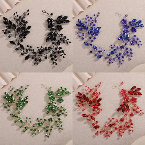 15Color Wedding Rhinestone Headband Hair Accessories Crystal