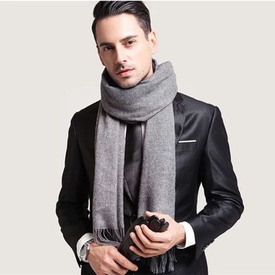 Wool Scarves Winter Soft Warm Cashmere Shawl Thickened Long