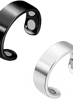 Copper Rings Simplicity Magnetic for Women Men Jewelry Acero