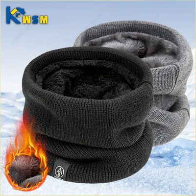 Winter Neck Warmer Scarf Fleece Lined Windproof Gaiter Soft