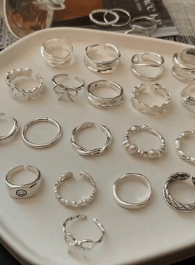 Ring Female Year Style High Sense Does Not Fade Food Finger