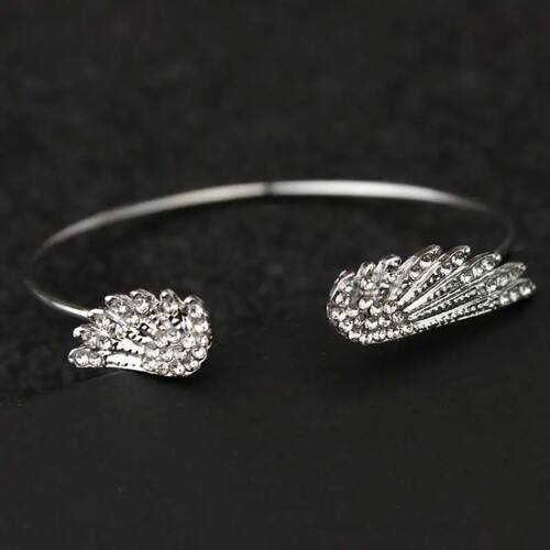 KoreanJewelry Angel Wing Rhinestones Bracelet Personality Al
