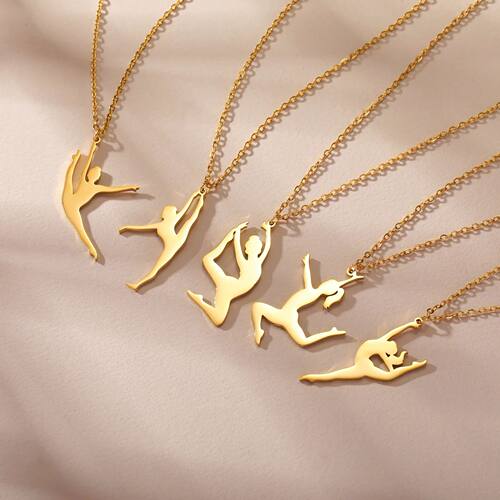 Rhythmic Gymnastics Necklace Women nd 2025 Gymnast Stainless