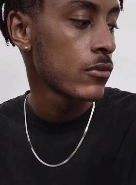 Hip Hop Snake Chain Necklace for Men Women Punk 2 To 3 MM St