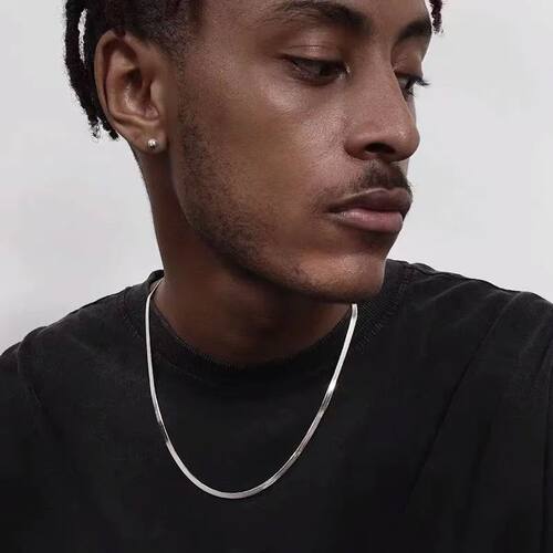 Hip Hop Snake Chain Necklace for Men Women Punk 2 To 3 MM St