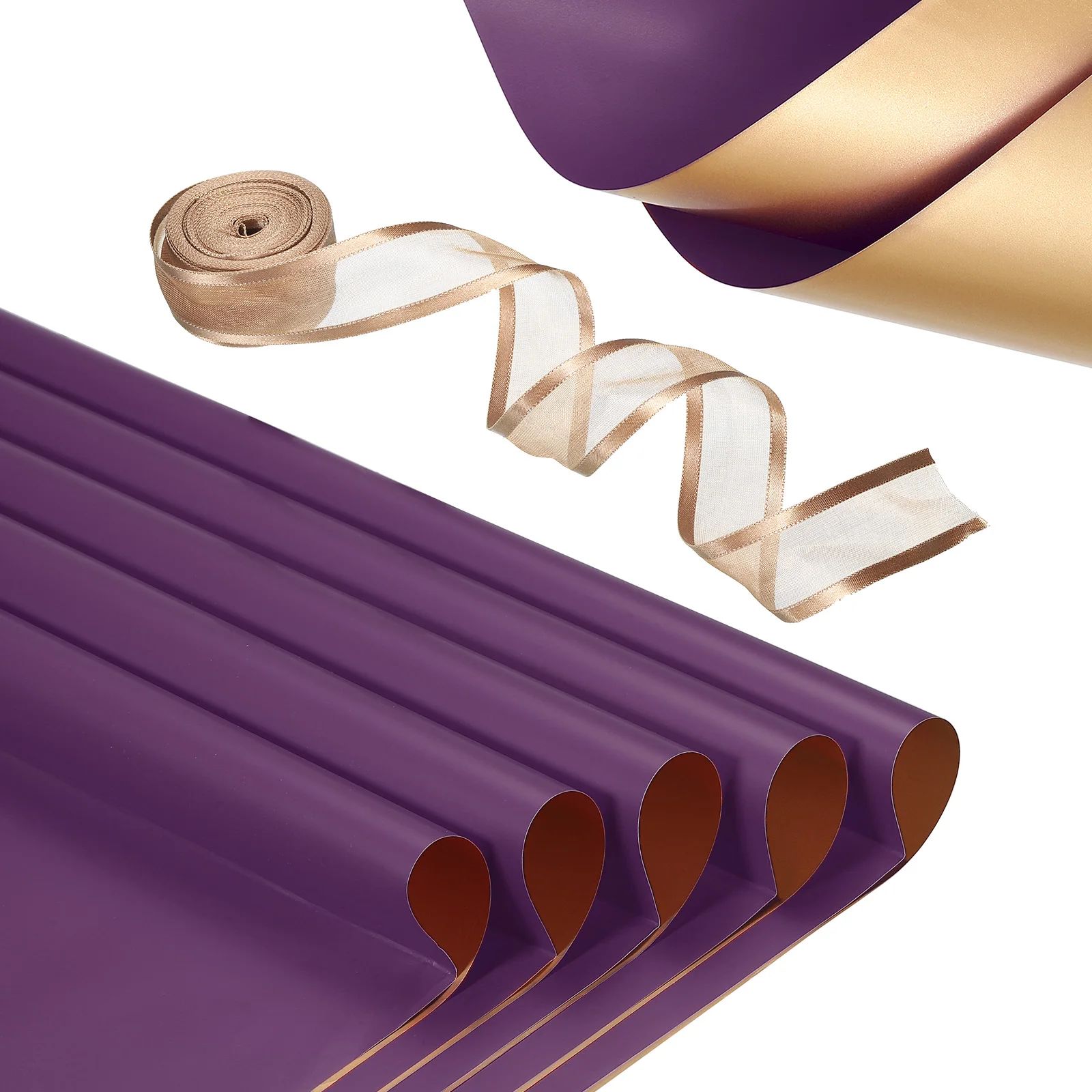 20 Sheets Flower Wrapping Paper Waterproof Flower Paper Wrap