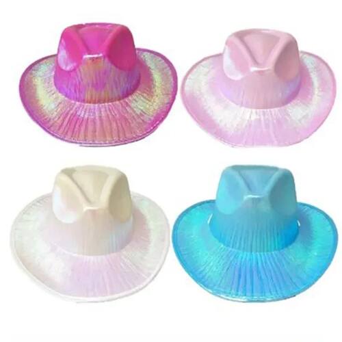 New Western Magic Cowboy Hat Neon Flash Space Cowboy Hat Hal