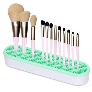 Silicon Nail Brush Makeup Brush Display Stand Rack Storage C