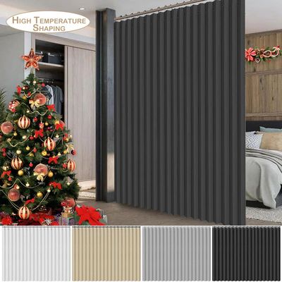 Extra Large Blackout Curtain Sliding Waterproof Door Curtain