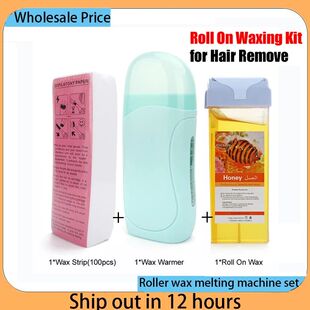 Unisex Roll on Depilatory Wax Cream Hair Removal Roller Wax
