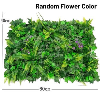 1x 40x60cm Artificial Green Grass Square Plastic Lawn Plant