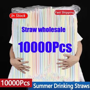 Drinking Straws Kunststof 100 Tea Colorful Milk Bar 10000PCS