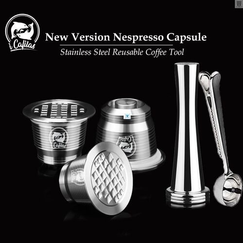 ICafilas For Nespresso Refillable Capsule Reusable Coffee